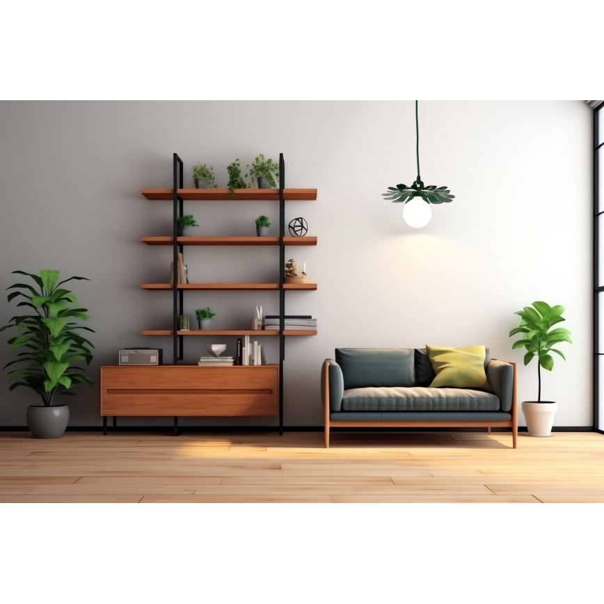 Bohemia-Design - Hanglamp met kabel 1xE27/60W/230V groen