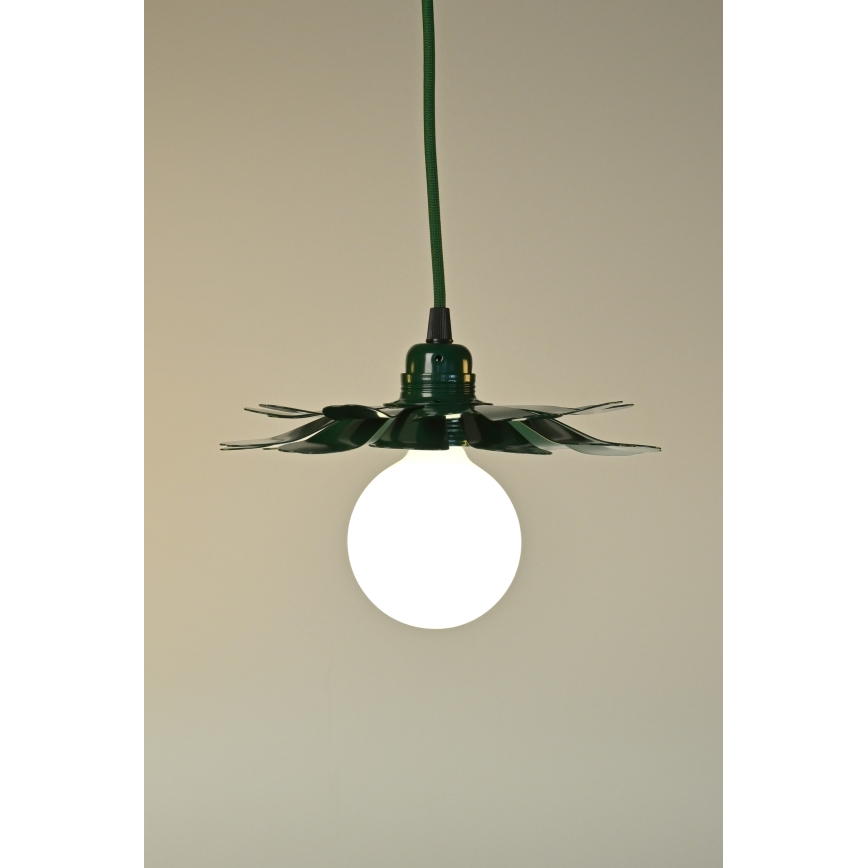 Bohemia-Design - Hanglamp met kabel 1xE27/60W/230V groen