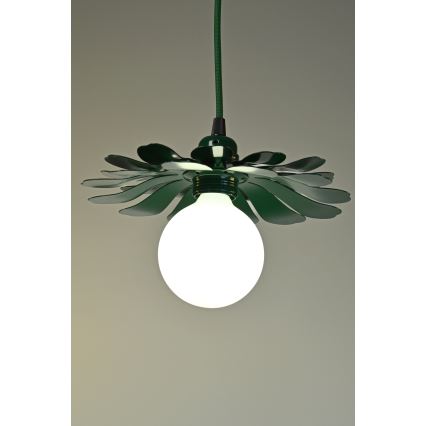 Bohemia-Design - Hanglamp met kabel 1xE27/60W/230V groen