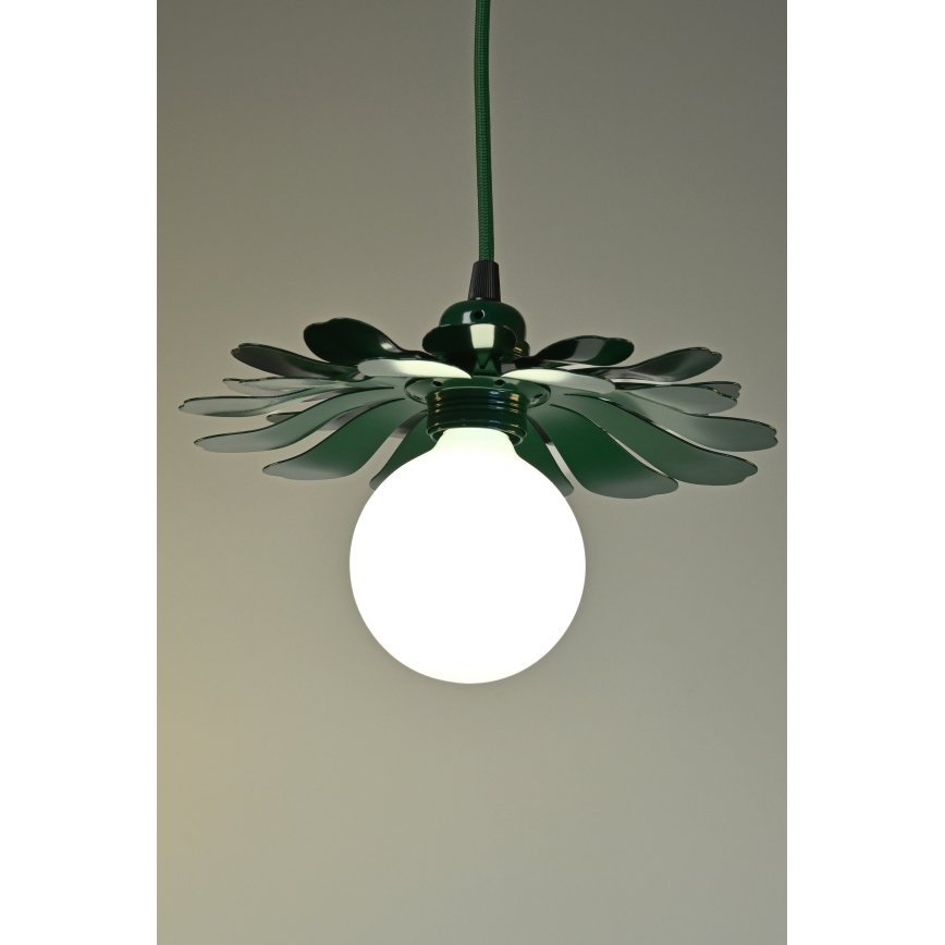 Bohemia-Design - Hanglamp met kabel 1xE27/60W/230V groen
