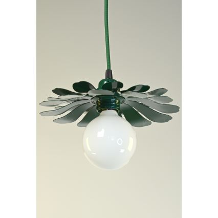 Bohemia-Design - Hanglamp met kabel 1xE27/60W/230V groen