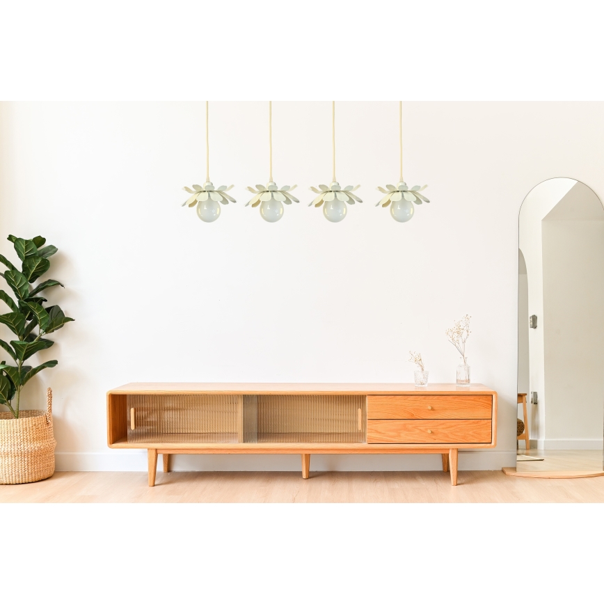 Bohemia-Design - Hanglamp met snoer 1xE27/60W/230V crème