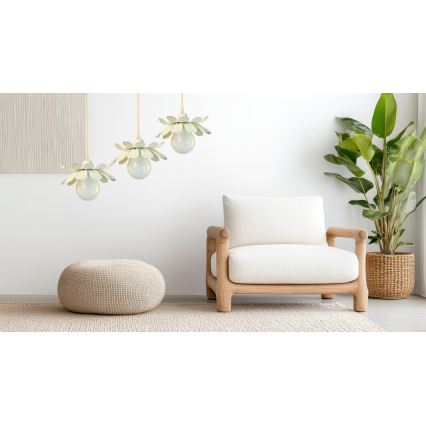 Bohemia-Design - Hanglamp met snoer 1xE27/60W/230V crème