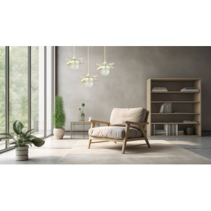 Bohemia-Design - Hanglamp met snoer 1xE27/60W/230V crème