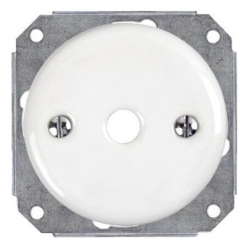 Bohemia-Design - Keramische retro kabeldoorvoer wit