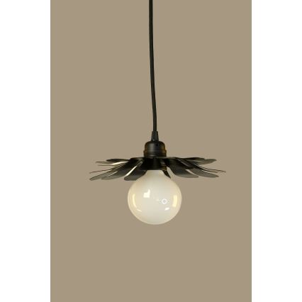 Bohemia-Design - Pendellamp met kabel 1xE27/60W/230V zwart
