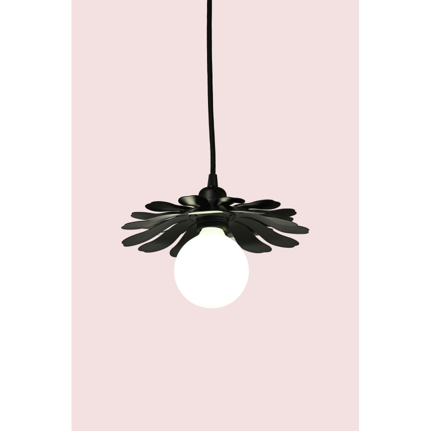 Bohemia-Design - Pendellamp met kabel 1xE27/60W/230V zwart