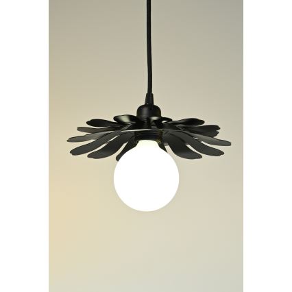 Bohemia-Design - Pendellamp met kabel 1xE27/60W/230V zwart