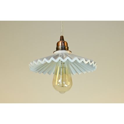 Bohemia-Design - Porseleinen hanglamp aan snoer 1xE27/60W/230V