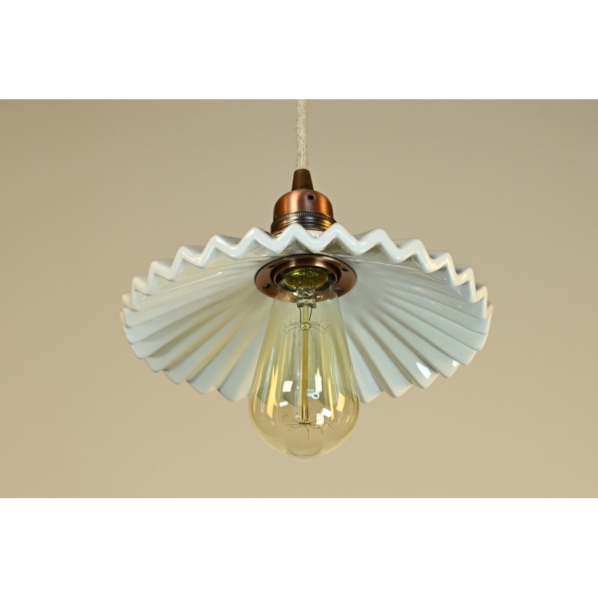 Bohemia-Design - Porseleinen hanglamp aan snoer 1xE27/60W/230V