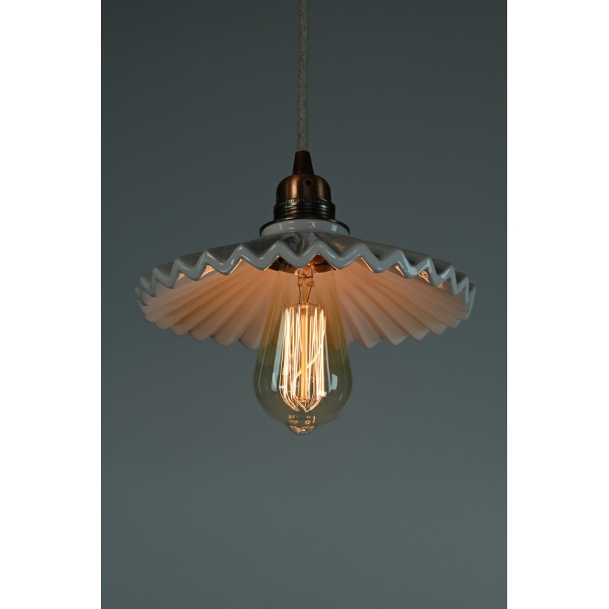Bohemia-Design - Porseleinen hanglamp aan snoer 1xE27/60W/230V