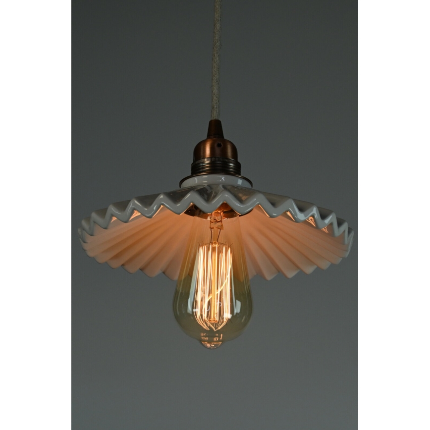 Bohemia-Design - Porseleinen hanglamp aan snoer 1xE27/60W/230V