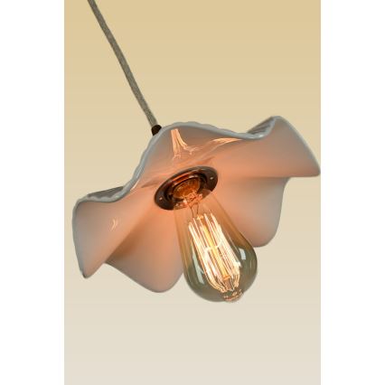 Bohemia-Design - Porseleinen hanglamp aan snoer 1xE27/60W/230V