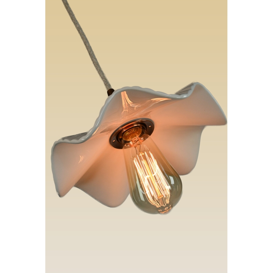 Bohemia-Design - Porseleinen hanglamp aan snoer 1xE27/60W/230V