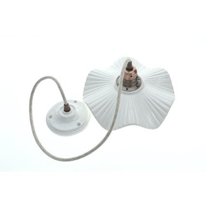 Bohemia-Design - Porseleinen hanglamp aan snoer 1xE27/60W/230V