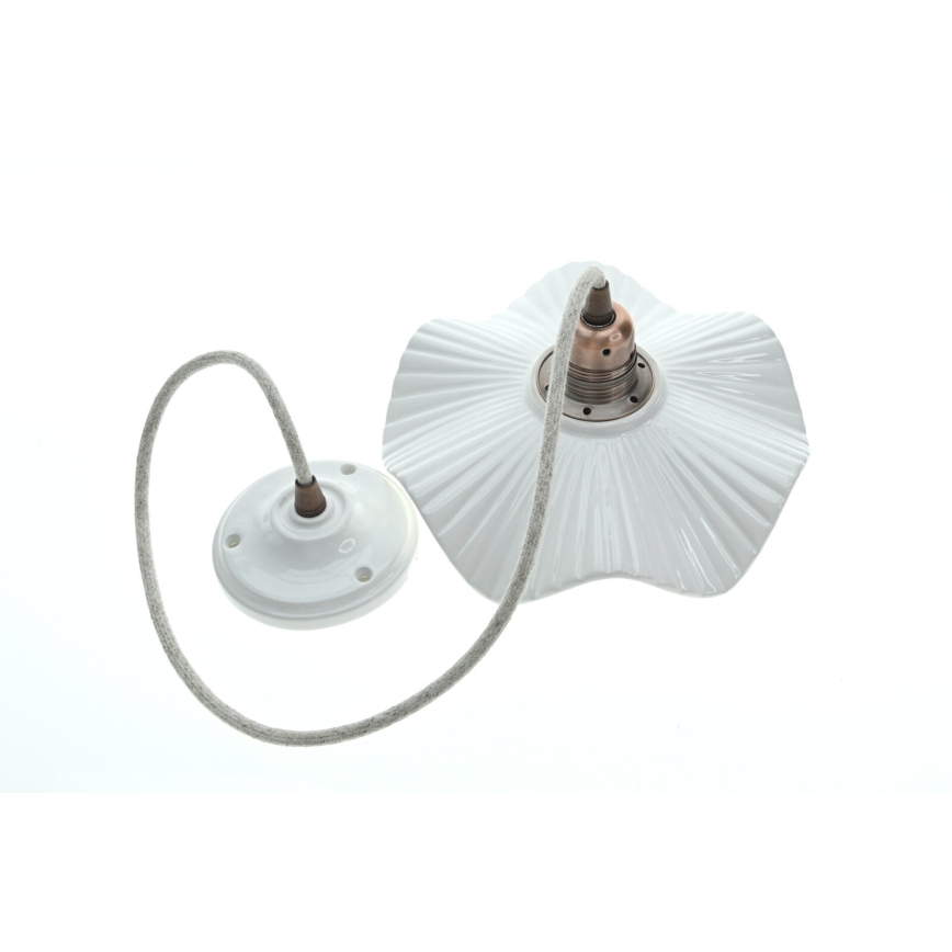 Bohemia-Design - Porseleinen hanglamp aan snoer 1xE27/60W/230V