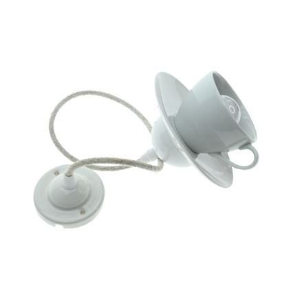 Bohemia-Design - Porseleinen hanglamp aan snoer 1xE27/60W/230V