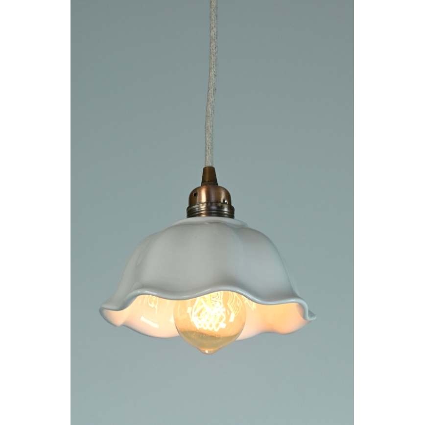 Bohemia-Design - Porseleinen hanglamp met kabel 1xE27/60W/230V