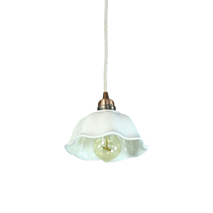 Bohemia-Design - Porseleinen hanglamp met kabel 1xE27/60W/230V