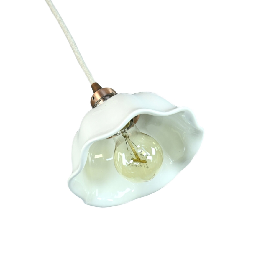 Bohemia-Design - Porseleinen hanglamp met kabel 1xE27/60W/230V