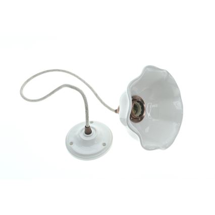 Bohemia-Design - Porseleinen hanglamp met kabel 1xE27/60W/230V