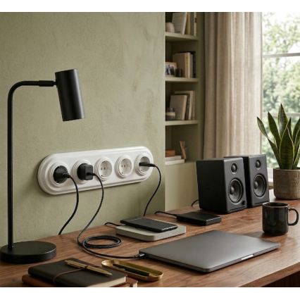 Bohemia-Design - Porseleinen retro afdekraam 5-voudig wit