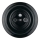 Bohemia-Design - Porseleinen retro TV/SAT-W wandcontactdoos met afdekraam, zwart