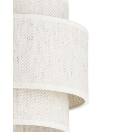 BOHO hanglamp aan snoer 2xE27/60W/230V wit