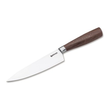 Böker - Keukenmes CORE 16 cm met walnoothandvat