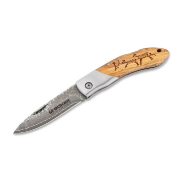 Böker - Zakmes van Damascus Magnum Caveman 19,4 cm