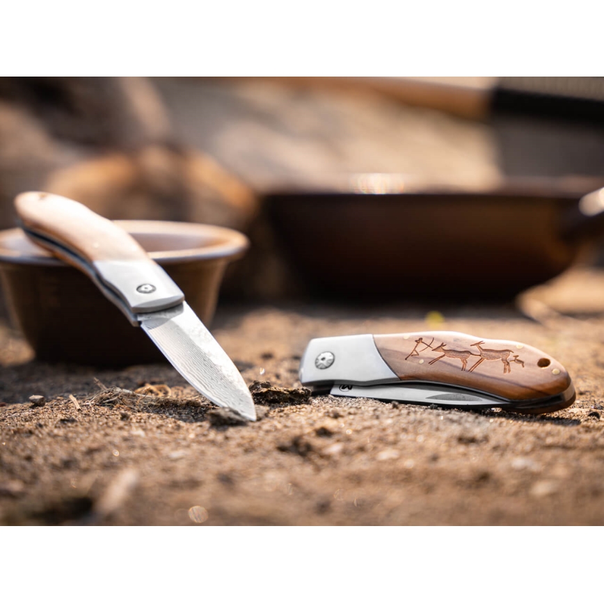Böker - Zakmes van Damascus Magnum Caveman 19,4 cm