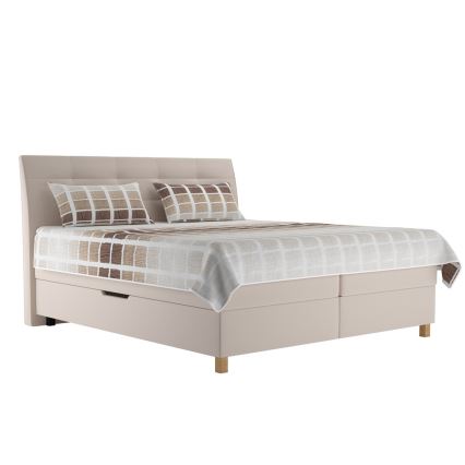 Boxspringbed met matras BEA 160x200 cm beige
