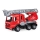 Brandweerwagen Mercedes met ladder WORXX, 47 cm, rood/grijs
