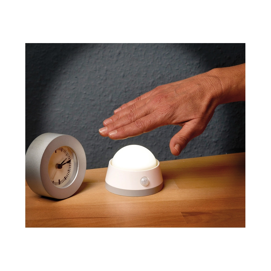 Brennenstuhl - LED Nachtlamp met sensor pohybu LED/3xAA 3000K