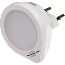 Brennenstuhl - LED Oriëntatie wandcontactdoos met sensor LED/0,2W/230V