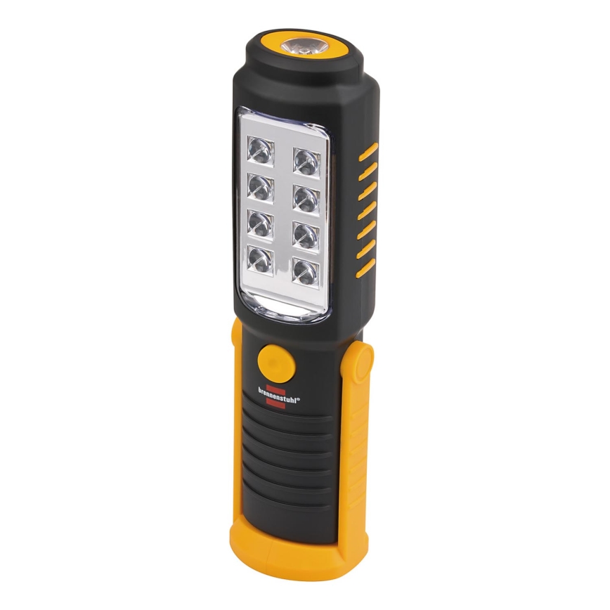 Brennenstuhl - LED Werkzaklamp LED/3xAA oranje