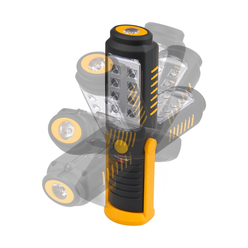 Brennenstuhl - LED Werkzaklamp LED/3xAA oranje