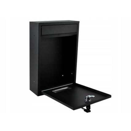 Brievenbus 21,7x32 cm zwart