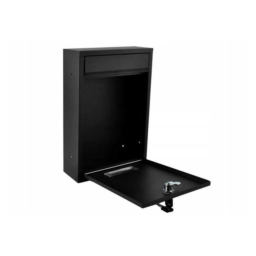 Brievenbus 21,7x32 cm zwart