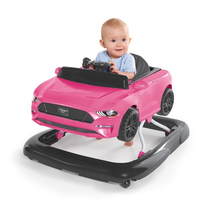 Bright Starts - FORD MUSTANG 3-in-1 loopwagen, roze