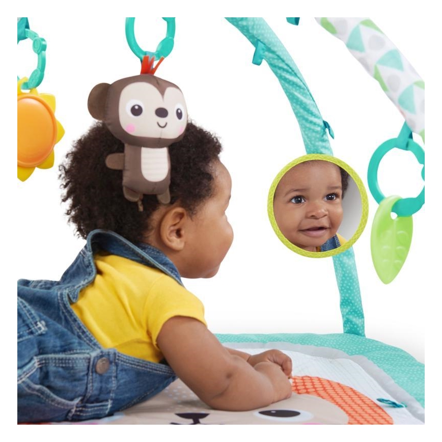 Bright Starts - Speelkussen voor Kinderen SAFARI turkoois