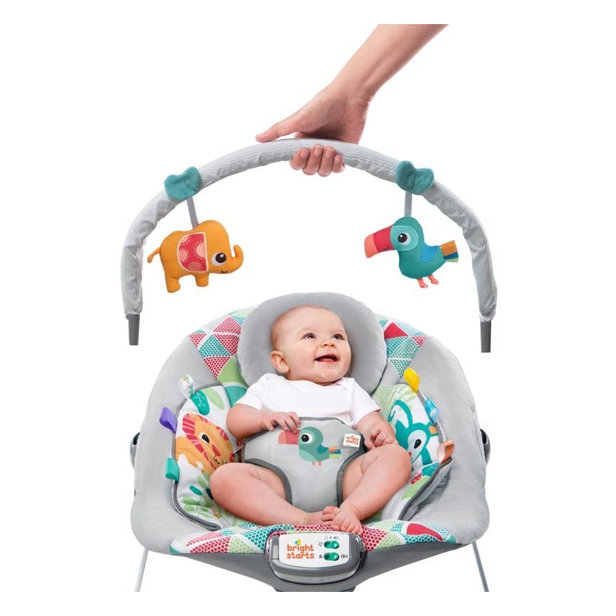 Bright Starts - Vibrerend ligbed voor kinderen met melodie TOUCAN TANGO