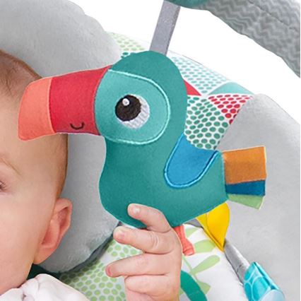 Bright Starts - Vibrerend ligbed voor kinderen met melodie TOUCAN TANGO