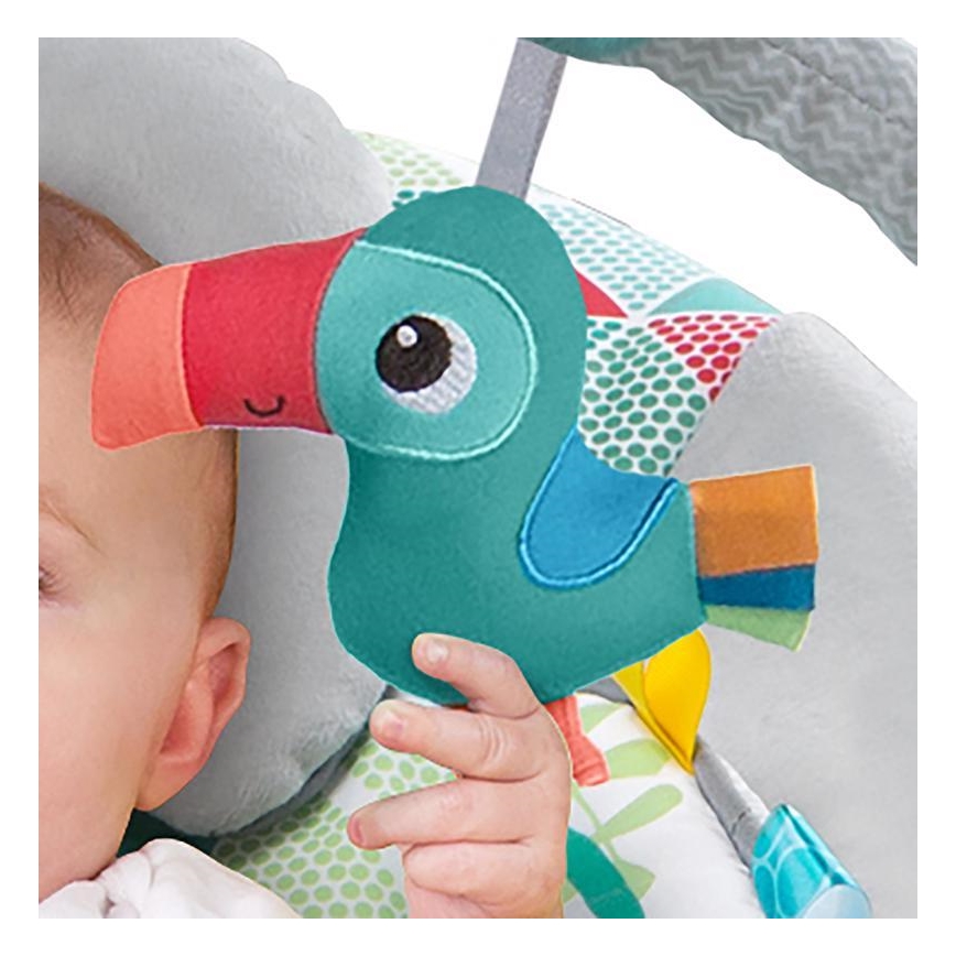 Bright Starts - Vibrerend ligbed voor kinderen met melodie TOUCAN TANGO