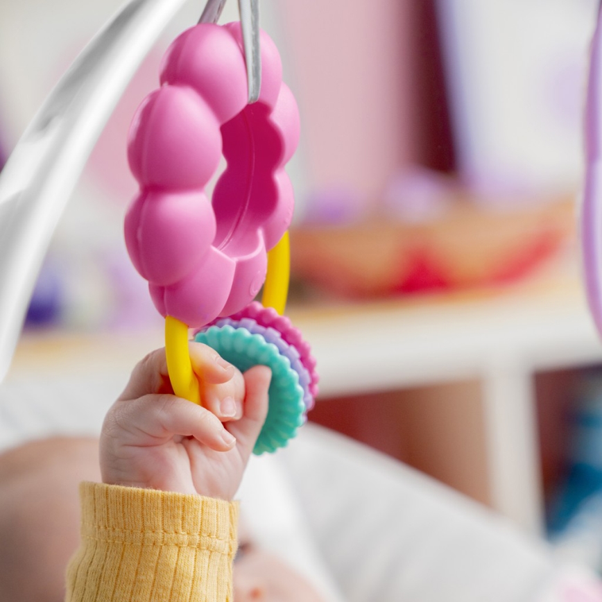 Bright Starts - Vibrerend wipstoeltje voor baby's ROSY RAINBOW 1xLR14