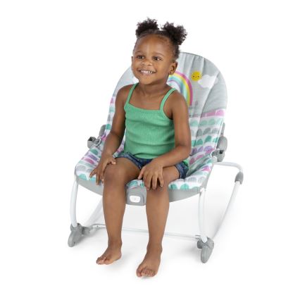 Bright Starts - Vibrerend wipstoeltje voor baby's ROSY RAINBOW 1xLR14