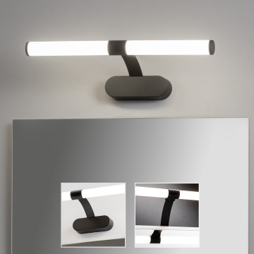 Brilagi - 2-in-1 LED-badkamerspiegelverlichting TUBEO LED/6W/230V 40 cm IP44 zwart