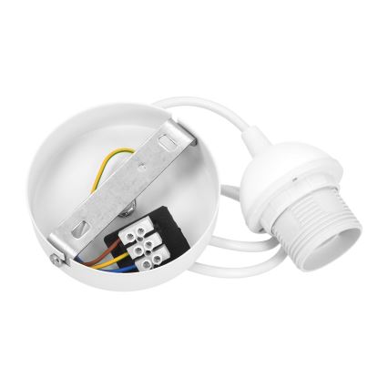 Brilagi - Aansluitsnoer PARTY 1xE27/60W/230V Ø 10 cm wit