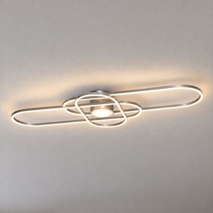 BRILAGI - LED dimbare plafondlamp APOLLO LED/58W/230V 3000-6500K 43,2x101,2 cm mat chroom + afstandsbediening