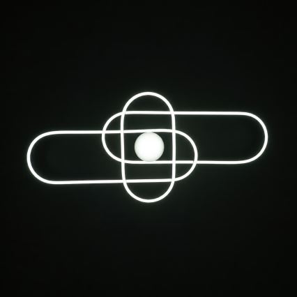 BRILAGI - LED dimbare plafondlamp APOLLO LED/58W/230V 3000-6500K 43,2x101,2 cm mat chroom + afstandsbediening